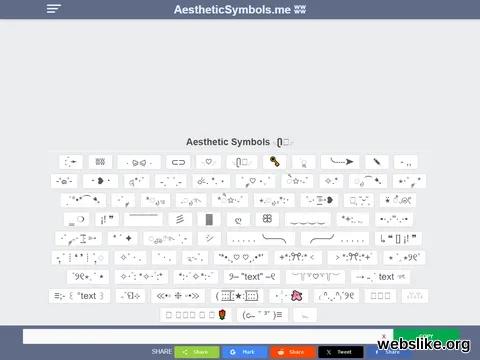 aestheticsymbols.me