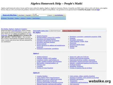 algebra.com