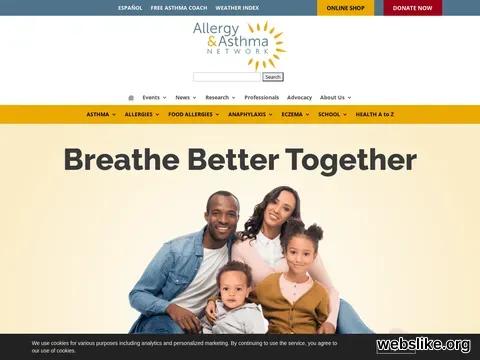 allergyasthmanetwork.org