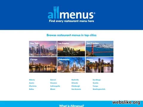 allmenus.com