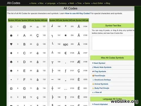 alt-codes.net