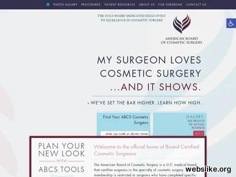 americanboardcosmeticsurgery.org