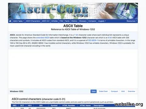 ascii-code.com