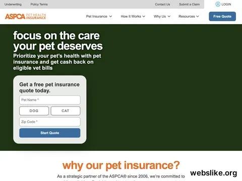 aspcapetinsurance.com