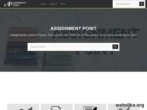 assignmentpoint.com