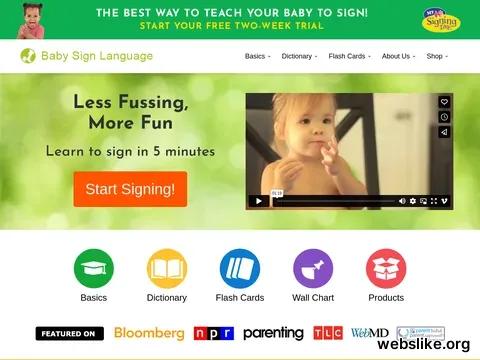 babysignlanguage.com