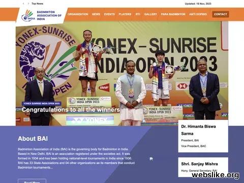 badmintonindia.org