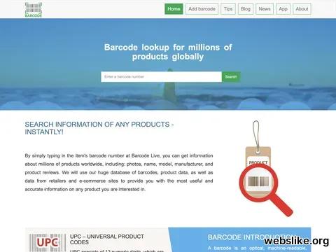 barcodelive.org