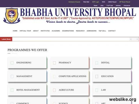 bhabhauniversity.edu.in