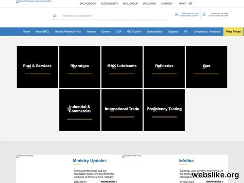 bharatpetroleum.in