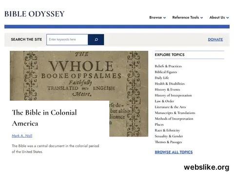 bibleodyssey.org