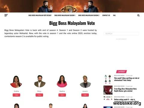 biggbossmalayalamvotes.com