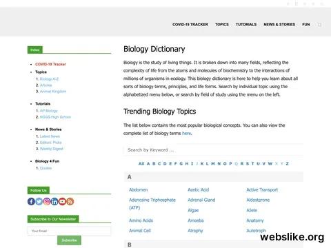 biologydictionary.net