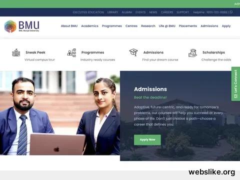 bmu.edu.in