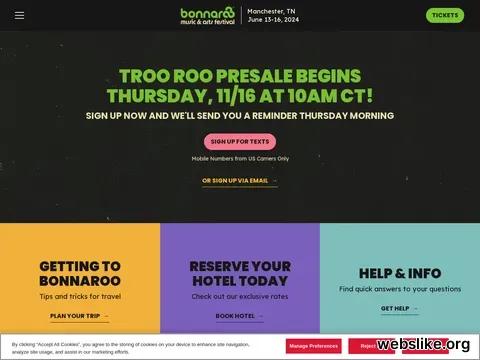 bonnaroo.com