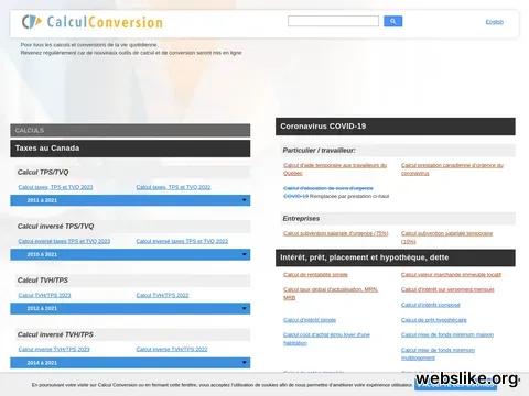 calculconversion.com
