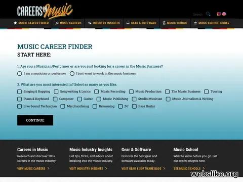 careersinmusic.com