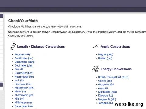 checkyourmath.com