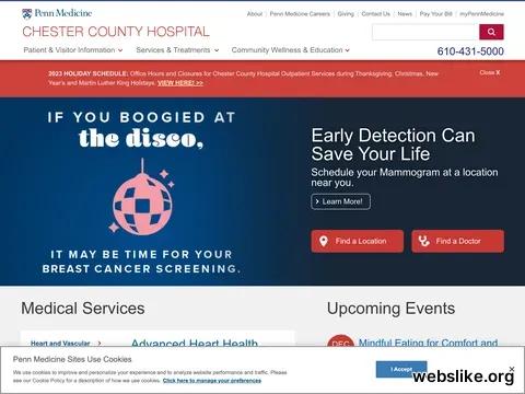 chestercountyhospital.org