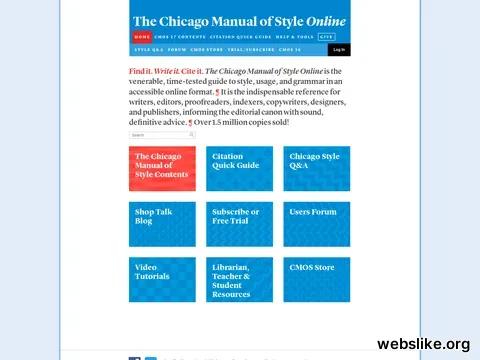 chicagomanualofstyle.org