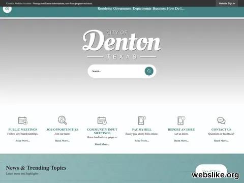 cityofdenton.com