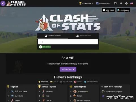 clashofstats.com