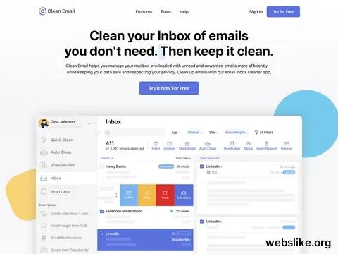 clean.email