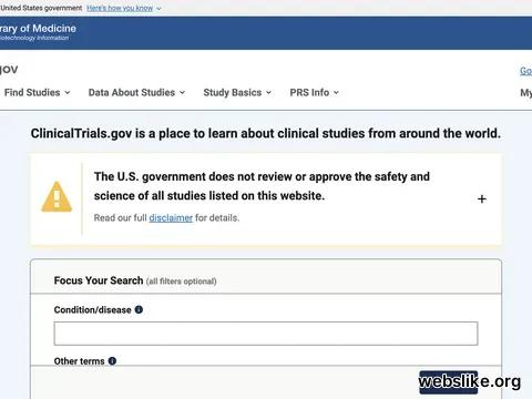 clinicaltrials.gov