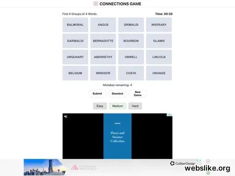 connectionsgame.org