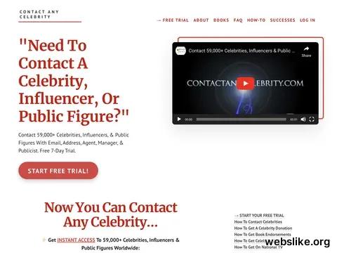 contactanycelebrity.com