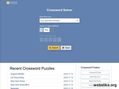 crossword-solver.io