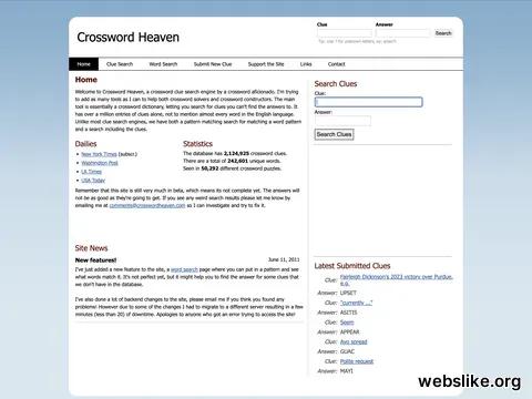 crosswordheaven.com