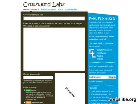 crosswordlabs.com