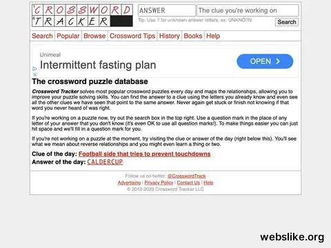 crosswordtracker.com