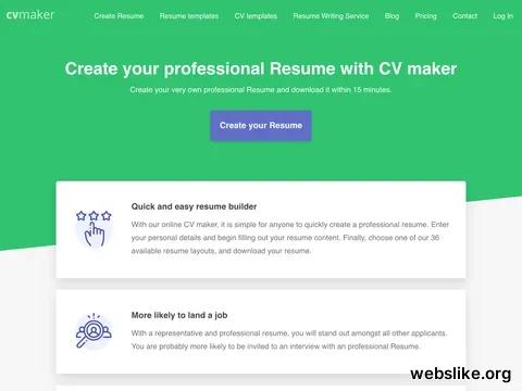 cvmaker.com