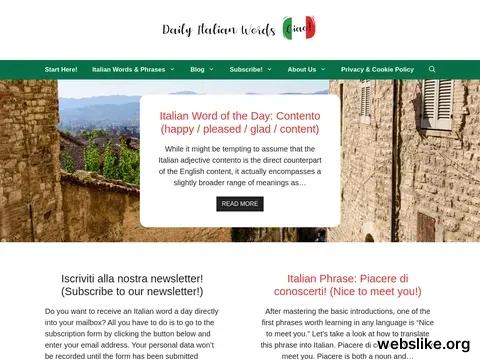 dailyitalianwords.com