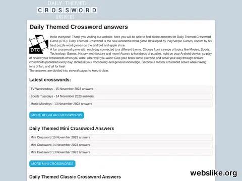 dailythemedcrossword.info