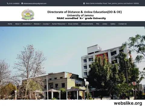 distanceeducationju.in