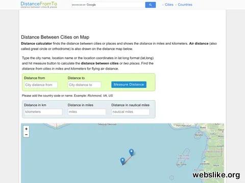 distancefromto.net