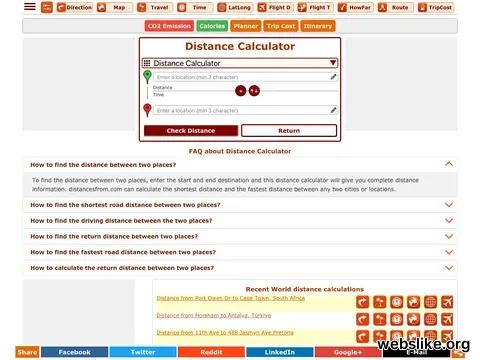distancesfrom.com