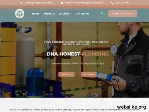 dnahonestplumbing.com