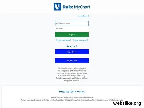 dukemychart.org