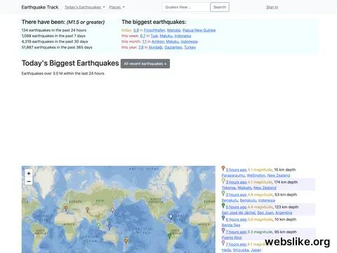 earthquaketrack.com