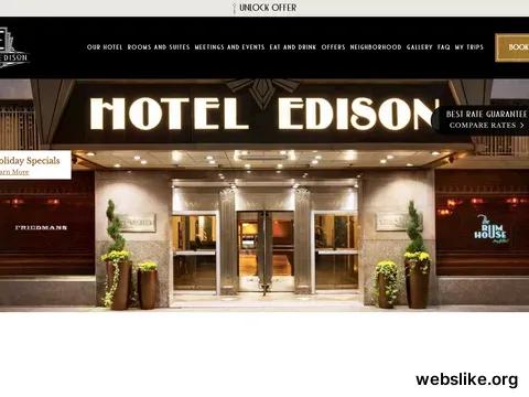 edisonhotelnyc.com