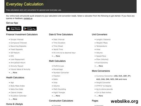 everydaycalculation.com