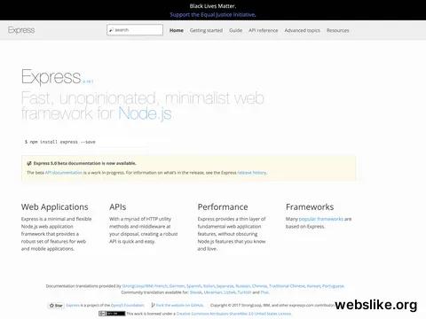 expressjs.com