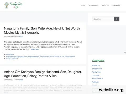 familytreebio.com