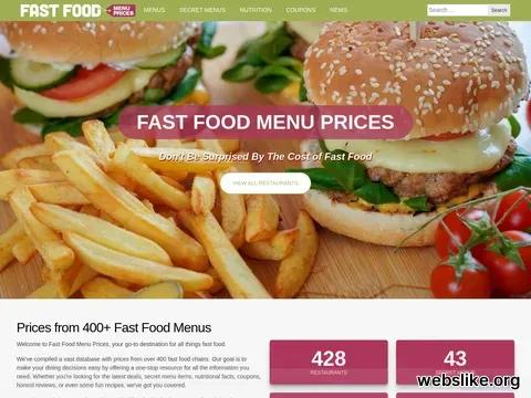 fastfoodmenuprices.com