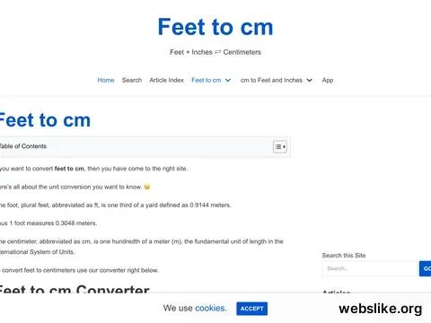 feettocm.com