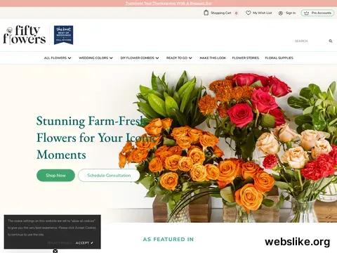 fiftyflowers.com